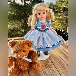 Madame Alexander Doll 2000 Goldilocks And Baby Bear Adorable Fairytale